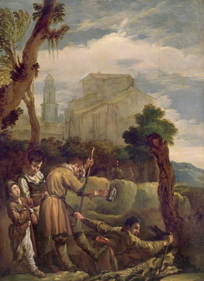 The Blind Leading the Blind by Domenico Fetti or Feti